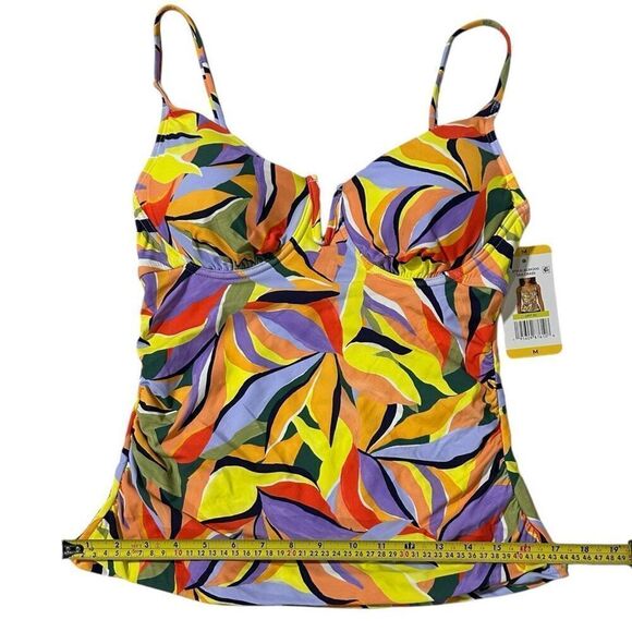 Anne Cole Women’s Tankini Swim Top Size Medium - Picture 8 of 12